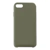 Силиконовый чехол для iPhone SE 2/8/7 "Silicone Case" (темно-зеленый, блистер) 48