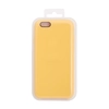 Силиконовый чехол для iPhone 6/6S "Silicone Case" (желтый, блистер)4