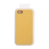 Силиконовый чехол для iPhone 5/5S/5SE "Silicone Case" (желтый, блистер) 4