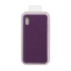 Силиконовый чехол для iPhone X/Xs "Silicone Case" (сливовый, блистер) 30