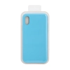 Силиконовый чехол для iPhone X/Xs "Silicone Case" (небесно-голубой, блистер) 16