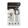 Держатель для смартфона "Magnetic Grip & Stand" кольцо с ремешком XY-016 (серебро)