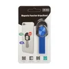 Держатель для смартфона "Magnetic Grip & Stand" кольцо с ремешком XY-016 (черный с синим)