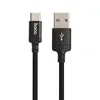 USB кабель HOCO X14 Times Speed Type-C, 1м, нейлон (черный)