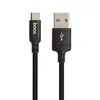 USB кабель HOCO X14 Times Speed MicroUSB, 2м, нейлон (черный)
