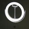 Кольцевая светодиодная лампа 26 см.10 Вт. 3000-6000К F-539A с LED подсветкой (видеоблогеры, селфи, слоуфи) (белый)