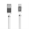 USB кабель HOCO U91 Magic Magnetic Type-C, 3А, магниты на кабеле, 1м, PVC (белый)