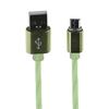 USB кабель "LP" Micro USB Косичка 1м. (зеленый/европакет)