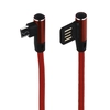 USB кабель "LP" Micro USB оплетка Т-порт 1м. (красный/европакет)