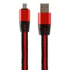 USB кабель "LP" Micro USB Тянучка 0.75-1.2м. (черный/блистер)