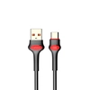 USB кабель Earldom EC-082C Type-C, 2.4A, 1м, TPE (черный)