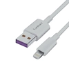 USB кабель Earldom EC-080I Lightning 8-pin, 5A, 1м, TPE (белый)