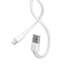 USB кабель REMAX RC-179i Skin-Fiendly Lightning 8-pin, 2.4А, 1м, TPE (белый)