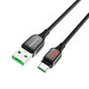 USB кабель BOROFONE BU14 Heroic Type-C, 1.2м, 5A, нейлон (черный)