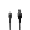 USB кабель Earldom EC-084M MicroUSB, 2.4A, 1м, нейлон (черный)
