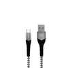 USB кабель Earldom EC-076C Type-C, 3A, 1м, нейлон (серый)