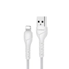 USB кабель Earldom EC-095I Lightning 8-pin, 2.4A, 1м, PVC (белый)