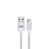 USB кабель Earldom EC-098M MicroUSB, 2.4A, 1м, TPE (белый)
