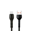 USB кабель Earldom EC-095C Type-C, 2.4A, 1м, PVC (черный)