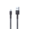 USB кабель Earldom EC-116I Lightning 8-pin 2.4A, 1м, нейлон (серый)