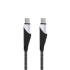 USB-C кабель Earldom EC-112 Type-C, PD 65W, 1.2м, нейлон (черный)