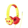 Наушники детские HOCO W31 3.5мм, накладные, max 85 Дб, 1.2м (жёлтый/красный)