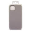 Силиконовый чехол для iPhone 13 "Silicone Case" (серо-желтый)