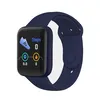 Умные часы MACARON Color Smart Watch активность/музыка/пульс/погода (темно-синие)