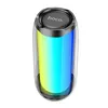 Bluetooth колонка HOCO HC8 Pulsating Colorful Luminous BT5.0, 10W, AUX/FM/microSD/USB, RGB Light (черный)