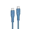 USB-C кабель HOCO X67 Nano Type-C, 3А, PD 60W, 1м, силикон (синий)