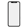 Стекло + OCA  в сборе с рамкой для iPhone 11 олеофобное покрытие (черный)