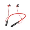 Bluetooth гарнитура HOCO ES61 Manner BT5.0, внутриканальная, громкость +/- (красный)