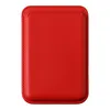 Чехол-бумажник магнитный MagSafe кожаный для iPhone (красный)