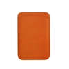 Чехол-бумажник Apple iPhone Leather Wallet MagSafe (кожа/коробка/оранжевый)