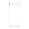 Защитная пленка акриловая 3D "LP" для iPhone 6/6s Plus с белой рамкой (прозрачная)