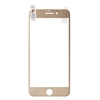 Защитная пленка акриловая 3D "LP" для iPhone 7 Plus с золотой рамкой (прозрачная)