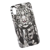 Защитная крышка для iPhone X/Xs "KUtiS" Animals OK-4 Тигр (белая)