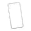 Чехол REMAX Shield для iPhone Xs Max прозрачное стекло с рамкой+TPU (белый)