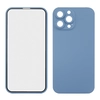 Защита 360° стекло + чехол для iPhone 13 Pro Max (голубой)