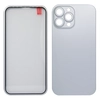 Защита 360° стекло + чехол для iPhone 13 Pro Max (серебро)