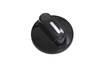 Ручка переключения универсальная, черная, подходит для электрических плит, посадочный диаметр 6мм