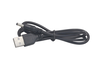 Шнур USB 2.0 AM > "шт" 3.5x1.35  0.8м черный OT-PCC07