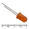 Светодиод 5 mm orange 30 mCd 20, R14-23