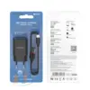 Сетевое зарядное устройство СЗУ Hoco BA20A Sharp USB/5V/2.1A + кабель Type-C (Черный)