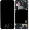 Дисплей Samsung Galaxy A41 (2019) (A415) в сборе с тачскрином (черный в раме) (OLED)
