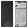 Дисплей Samsung Galaxy M51 (M515) в сборе с тачскрином (в рамке) (черный) (100% ORG сервисный)