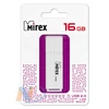 Флешка (Flash-drive) USB 2.0, 16GB, Mirex Line, 18/7 Мб/с, пластик, белая