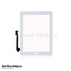 Тачскрин для iPad 3 / iPad 4 в сборе с кнопкой HOME (белый) ORIG Завод