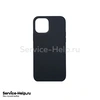 Чехол Silicone Case для iPhone 12 Mini (с анимацией) (чёрный) №1 ORIG Завод