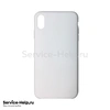 Чехол Silicone Case для iPhone XS MAX (белый) №4 ORIG Завод